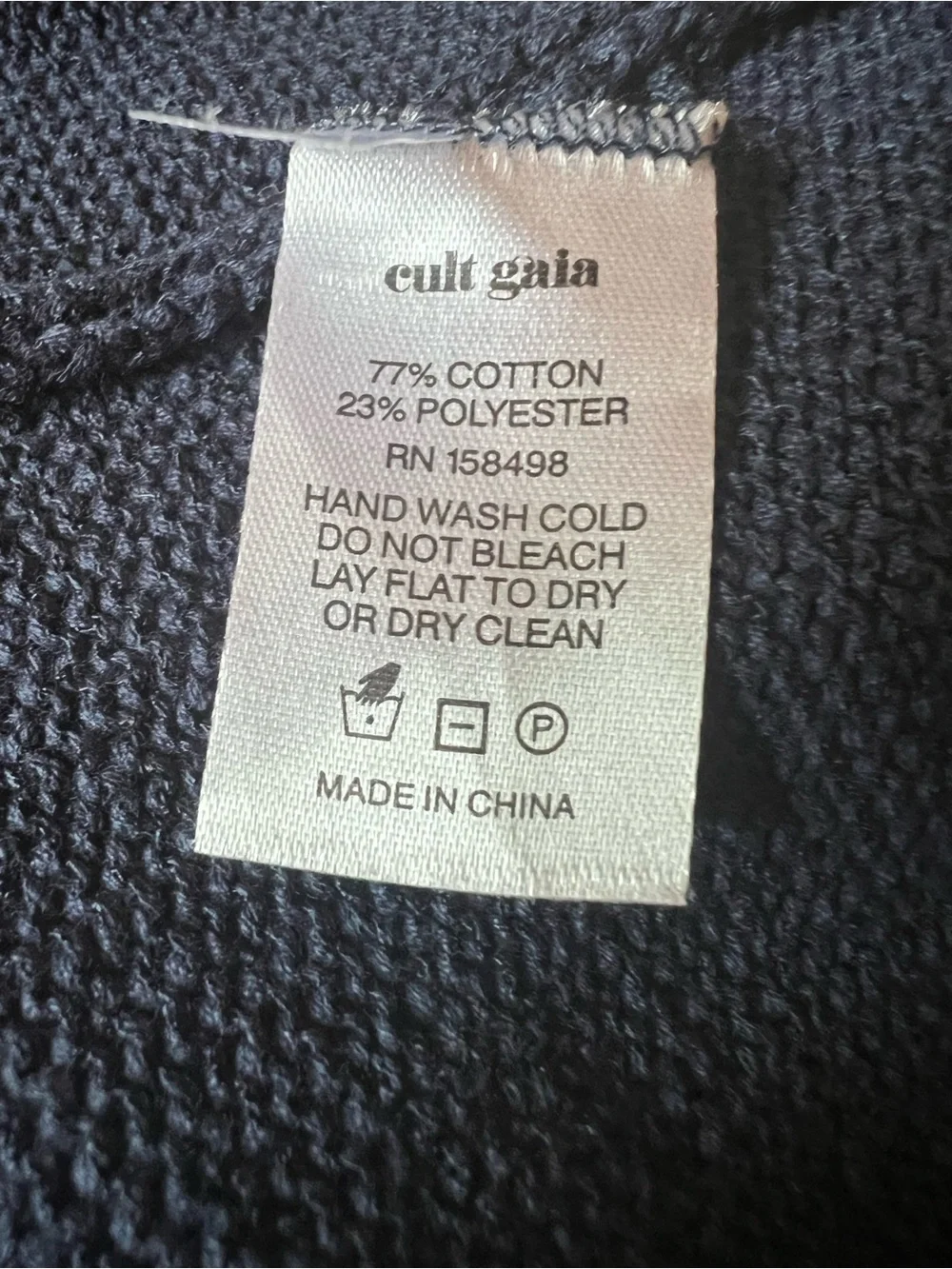 Cult Gaia Bank Knit Midi Dress, in Ink - Picture 8 of 8